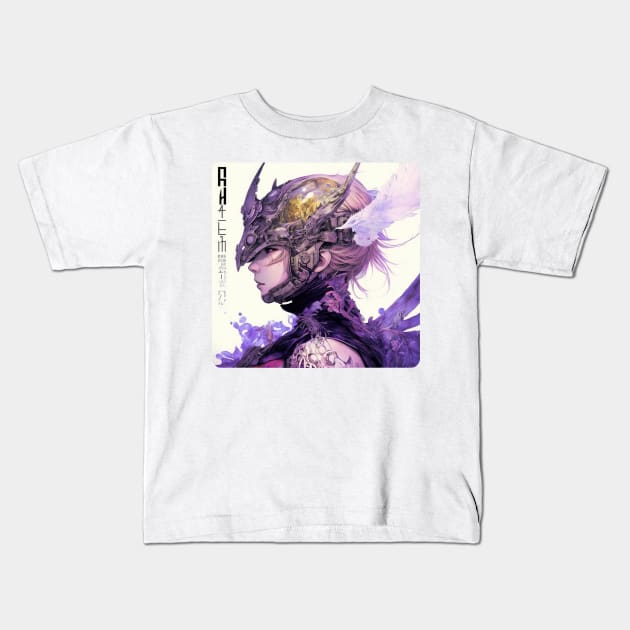 Final Fantasy Virtual Reality V Kids T-Shirt by michaelkanouse